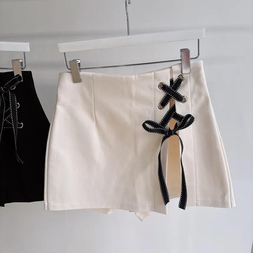 ハイウエストアイレットリボンショートパンツ | mirangmirang | 詳細画像35