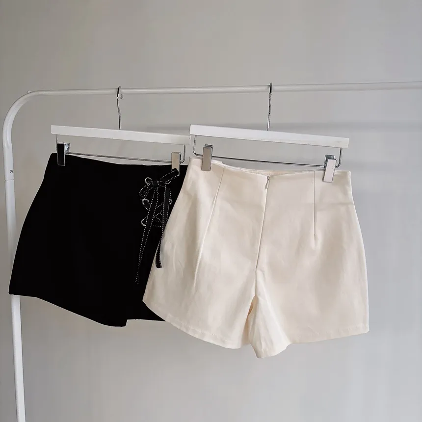 ハイウエストアイレットリボンショートパンツ | mirangmirang | 詳細画像36