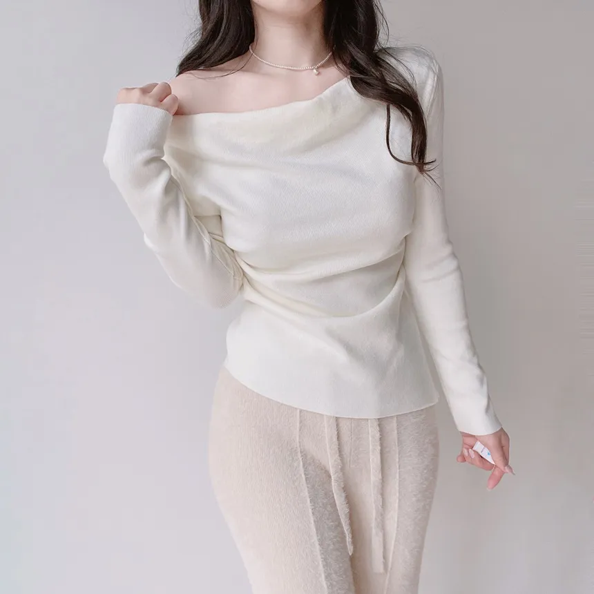 エコファーワイドドローストリングウエストゴムパンツ | mirangmirang | 詳細画像8