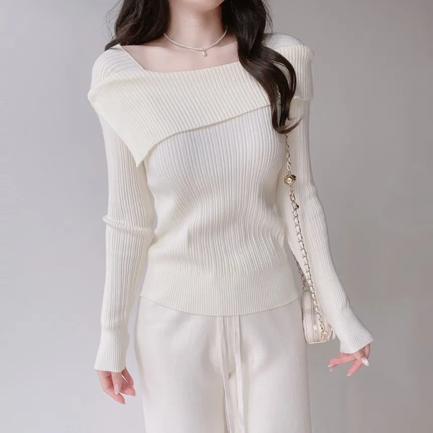 ニットベーシックウエストゴムドローストリングワイドパンツ | mirangmirang | 詳細画像16