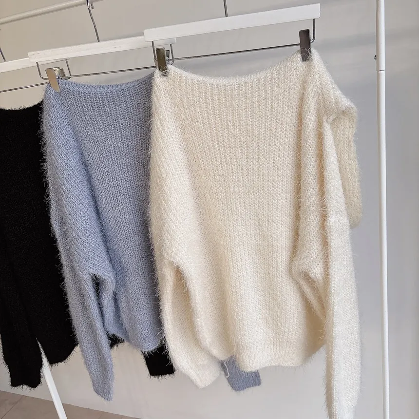 エコファーオフショルダーニット | mirangmirang | 詳細画像20