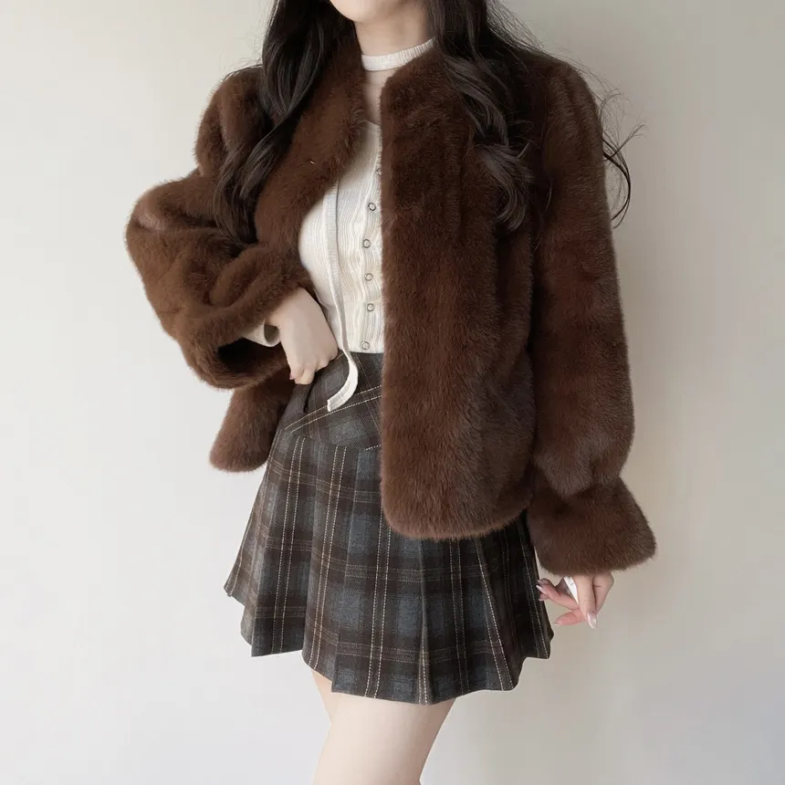 リブラウンドネックボタンスリムTシャツストラップ付 | mirangmirang | 詳細画像23