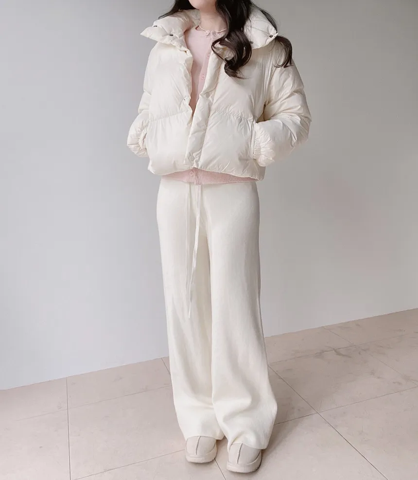 リブオフショルダーニット | mirangmirang | 詳細画像10