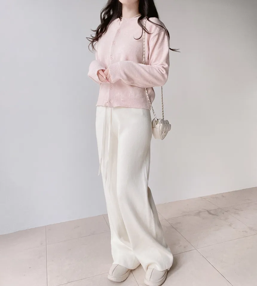 リブオフショルダーニット | mirangmirang | 詳細画像11