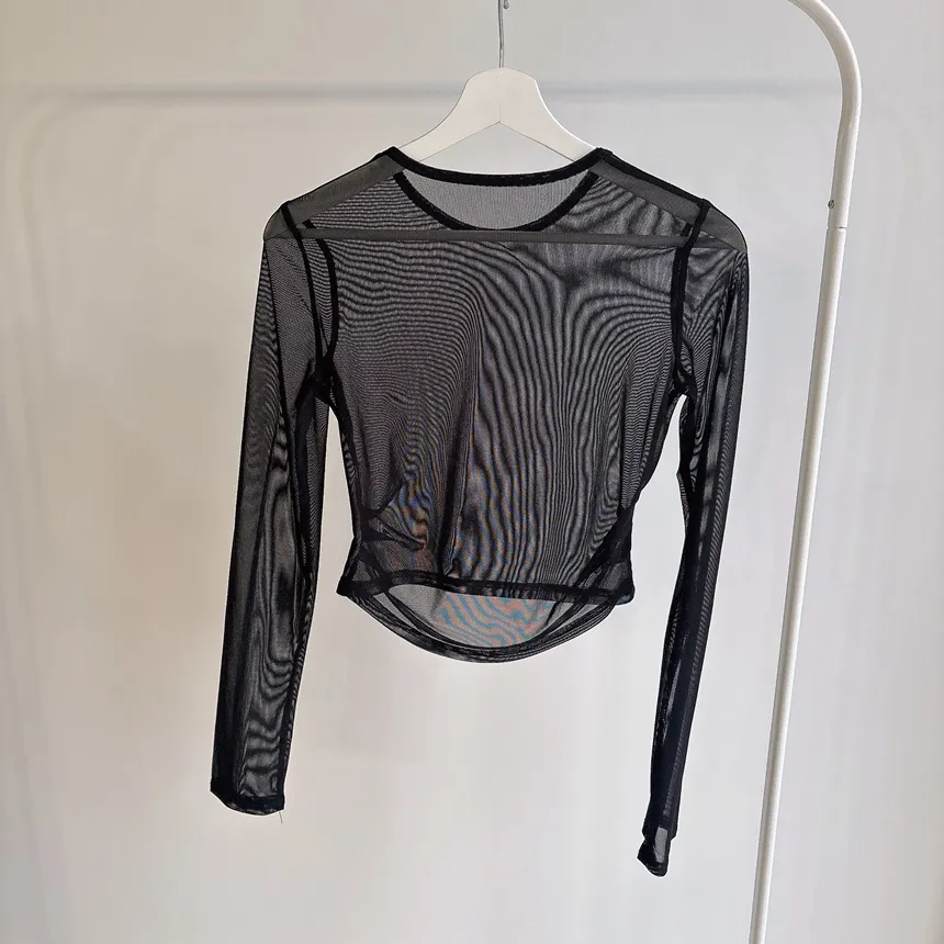 ツイードシースルーラウンドネックビジューボタンアンサンブル | mirangmirang | 詳細画像24