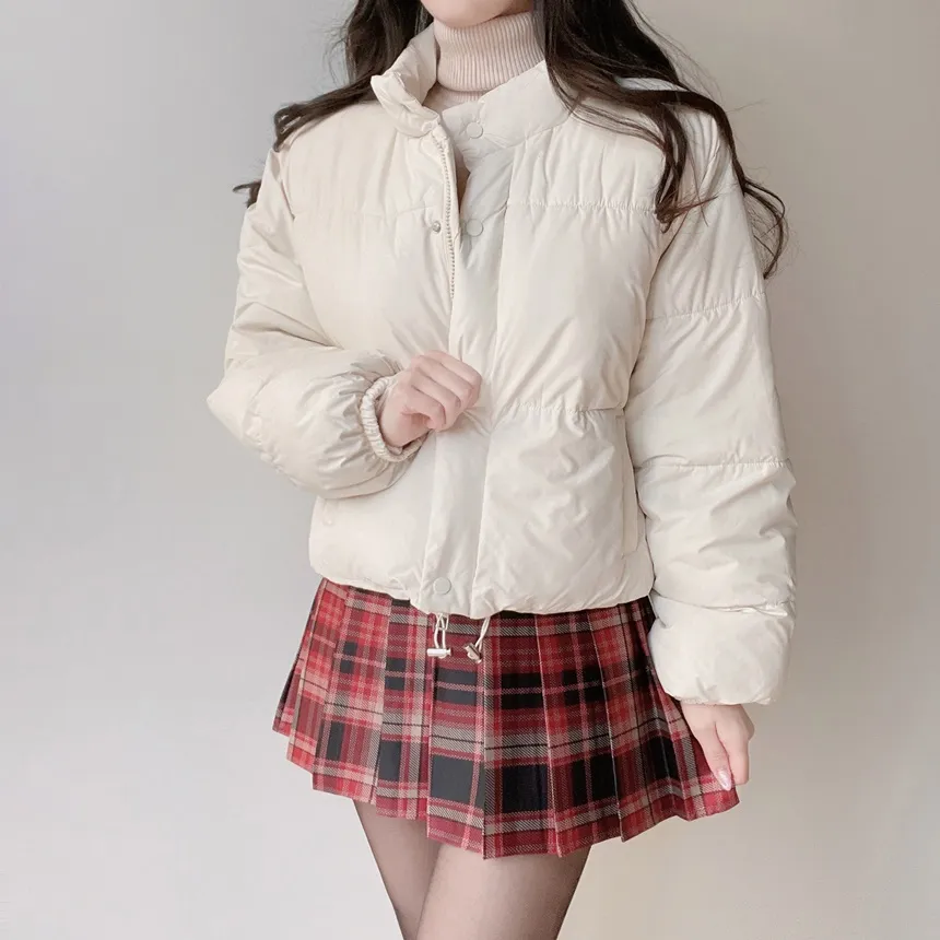 ウェルロンルーズショートドローストリングダウンジャケット | mirangmirang | 詳細画像5