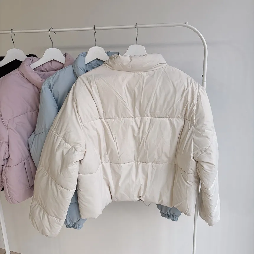 ウェルロンルーズショートドローストリングダウンジャケット | mirangmirang | 詳細画像26