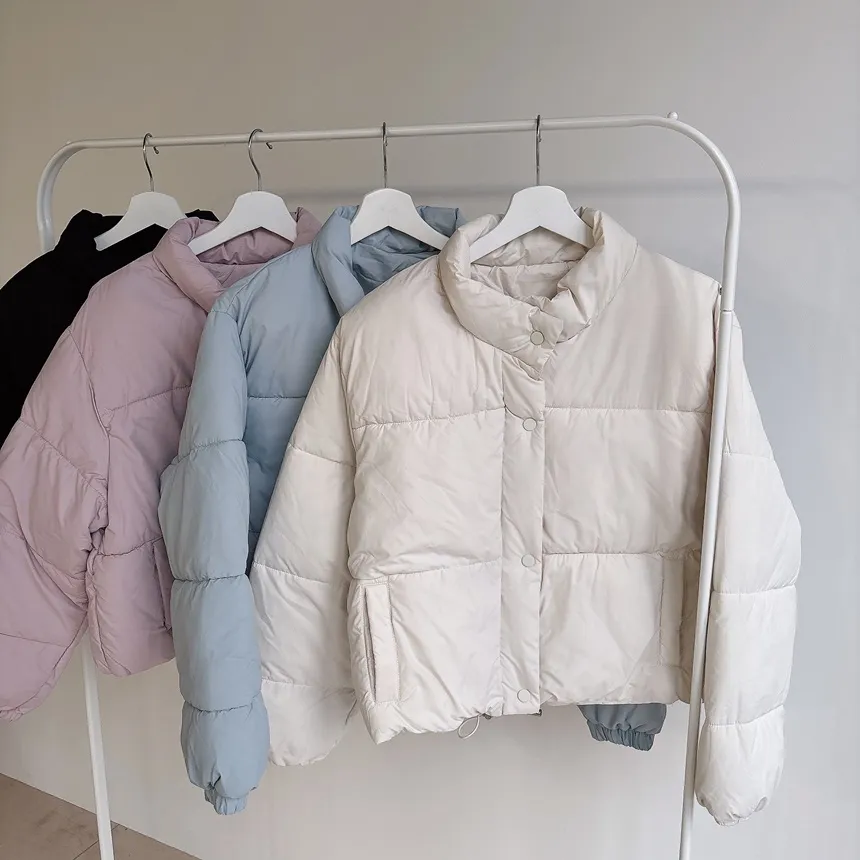 ウェルロンルーズショートドローストリングダウンジャケット | mirangmirang | 詳細画像30