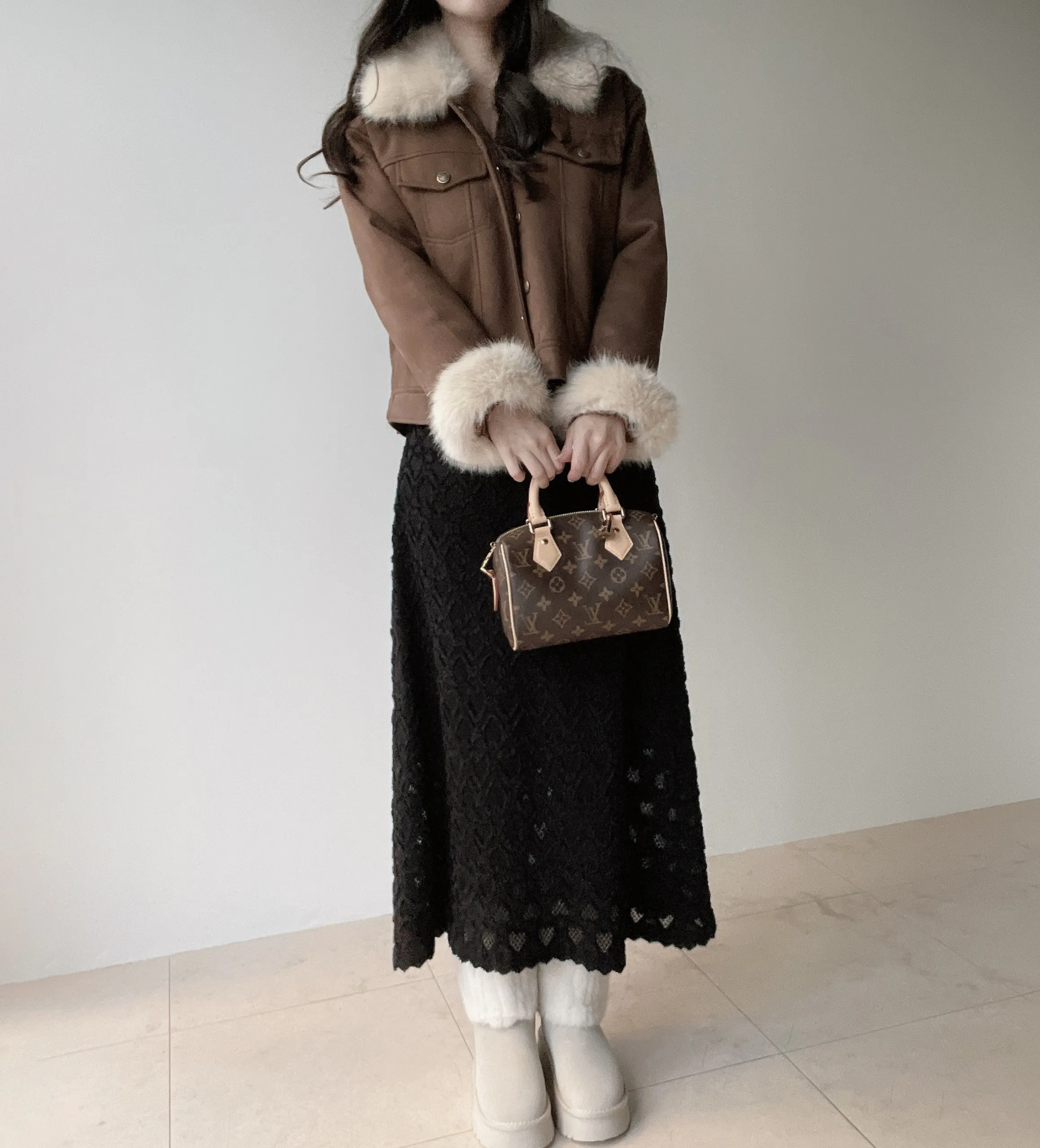 ムートンエコファージャケット | mirangmirang | 詳細画像8