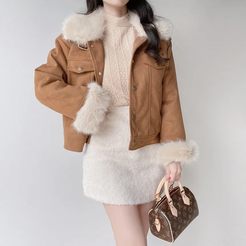 ムートンエコファージャケット | mirangmirang | 詳細画像14