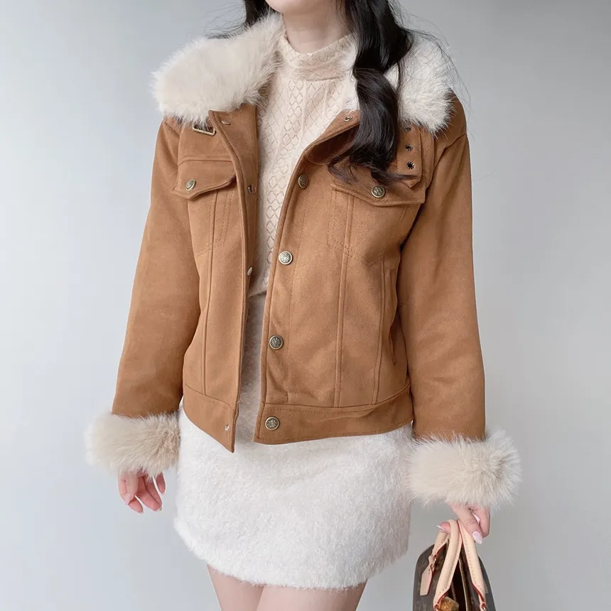 ムートンエコファージャケット | mirangmirang | 詳細画像16