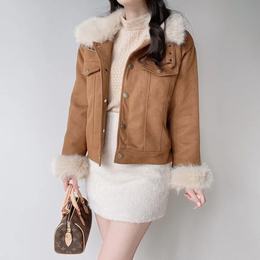 ムートンエコファージャケット | mirangmirang | 詳細画像18