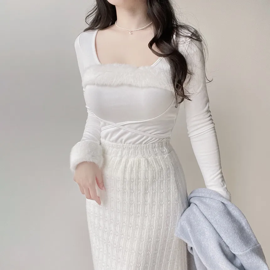 ラウンドネックベーシックカーディガン | mirangmirang | 詳細画像24