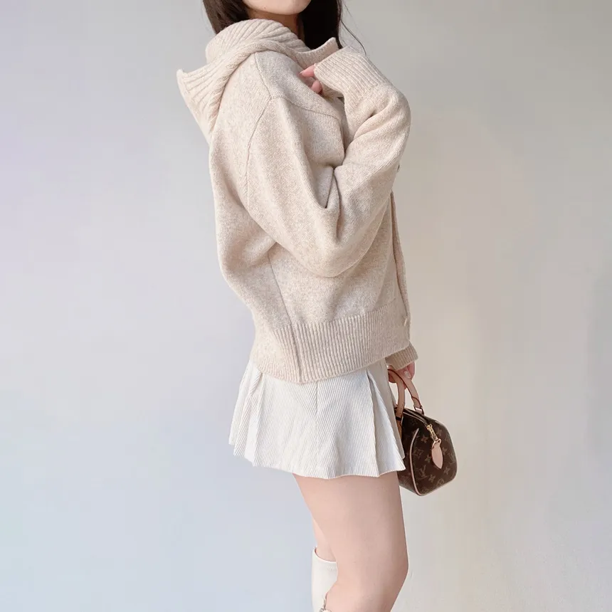 フードカーディガン | mirangmirang | 詳細画像17