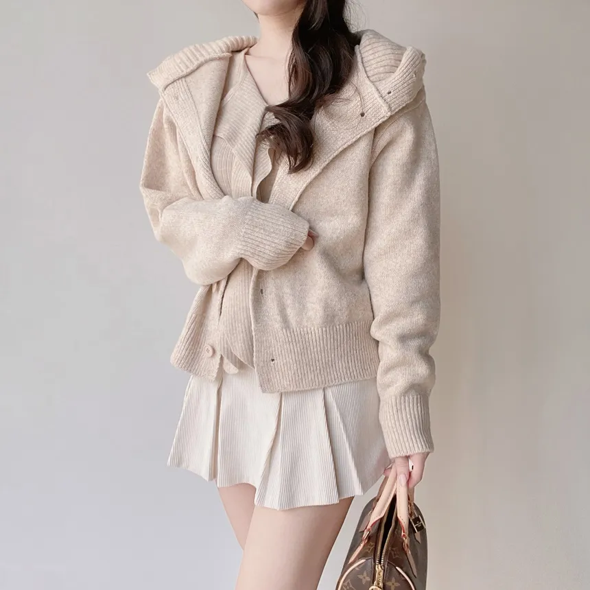 フードカーディガン | mirangmirang | 詳細画像21