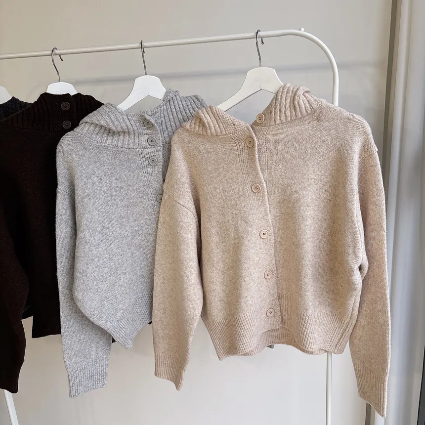 フードカーディガン | mirangmirang | 詳細画像33