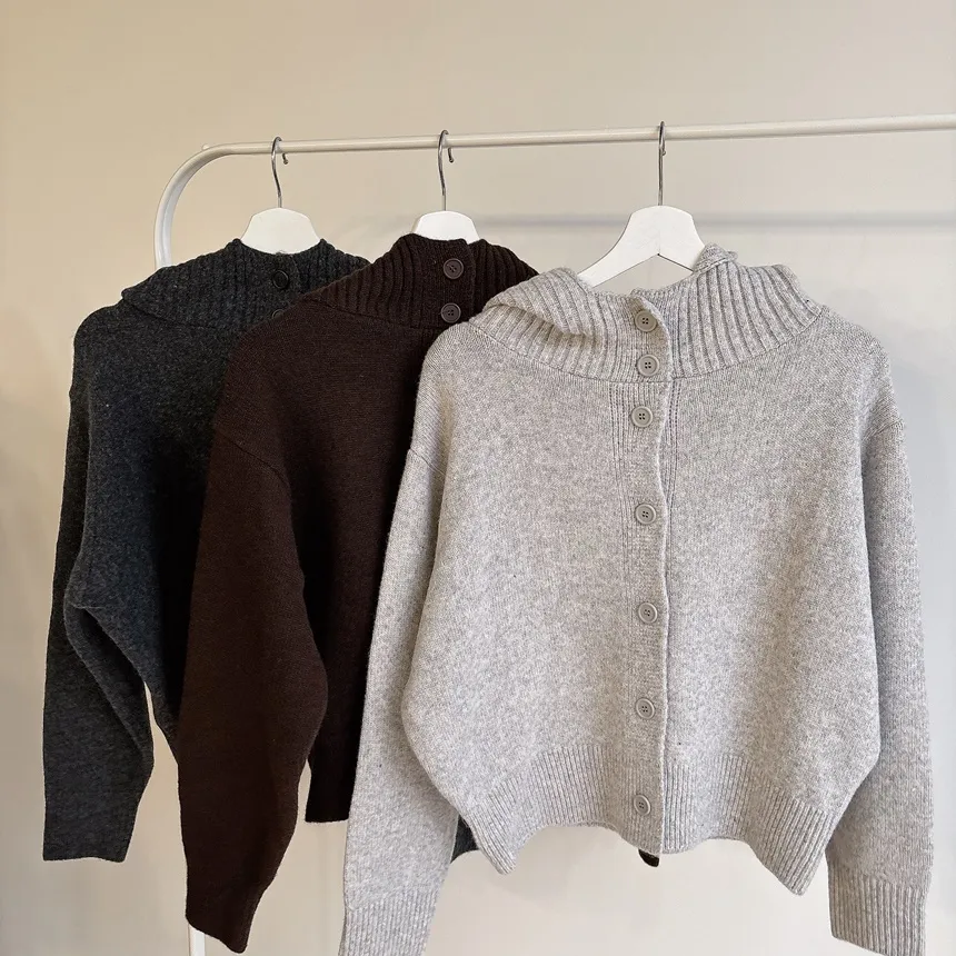 フードカーディガン | mirangmirang | 詳細画像35