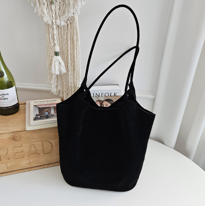 スエード調無地ショルダーバッグポーチ付 | 詳細画像18