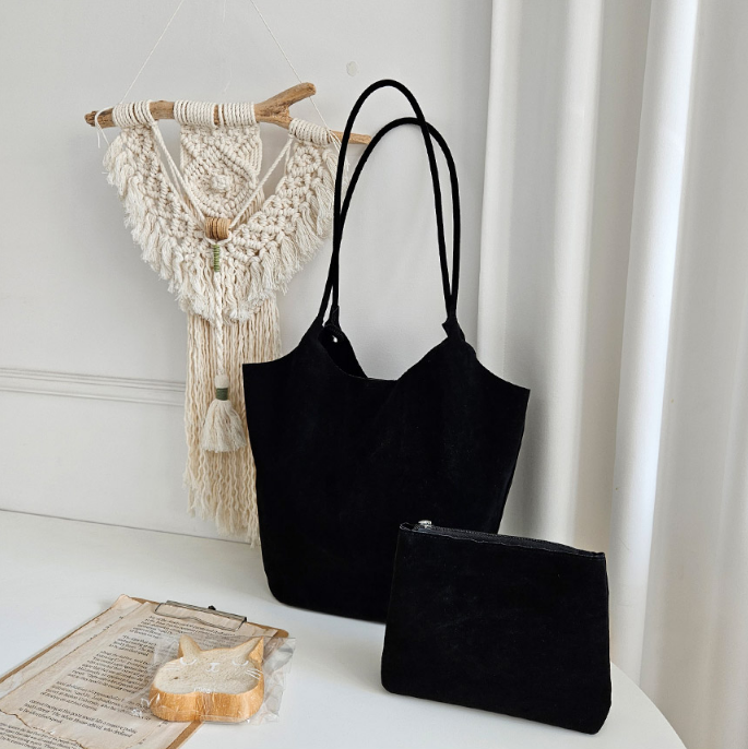 スエード調無地ショルダーバッグポーチ付 | 詳細画像22