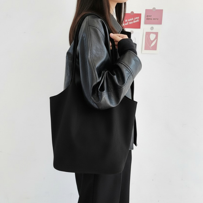 スエード調無地ショルダーバッグポーチ付 | 詳細画像23