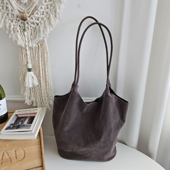 スエード調無地ショルダーバッグポーチ付 | 詳細画像25