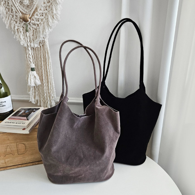 スエード調無地ショルダーバッグポーチ付 | 詳細画像27