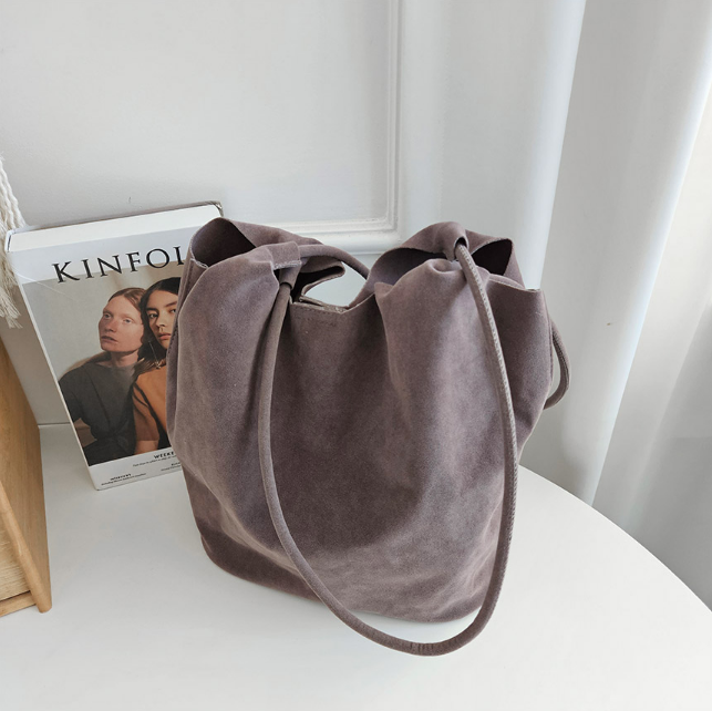 スエード調無地ショルダーバッグポーチ付 | 詳細画像31