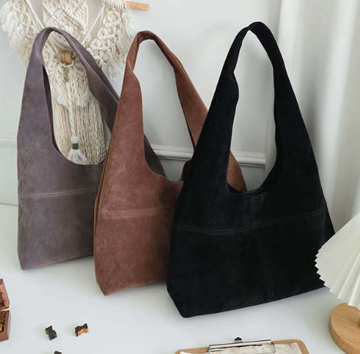 スエード調ラインショルダーバッグポーチ付 | 詳細画像2