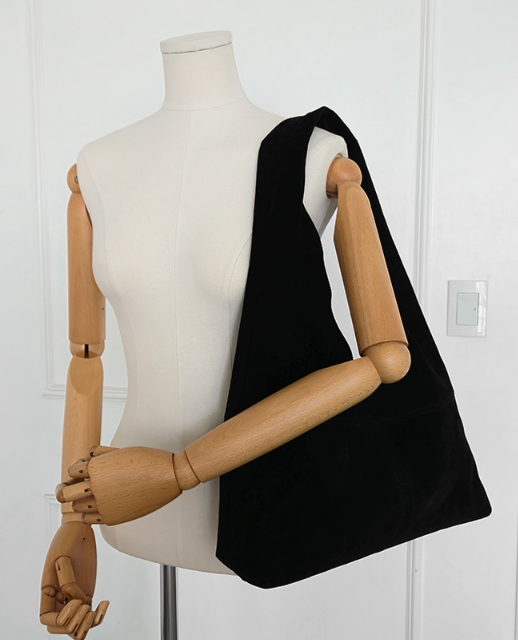 スエード調ラインショルダーバッグポーチ付 | 詳細画像3