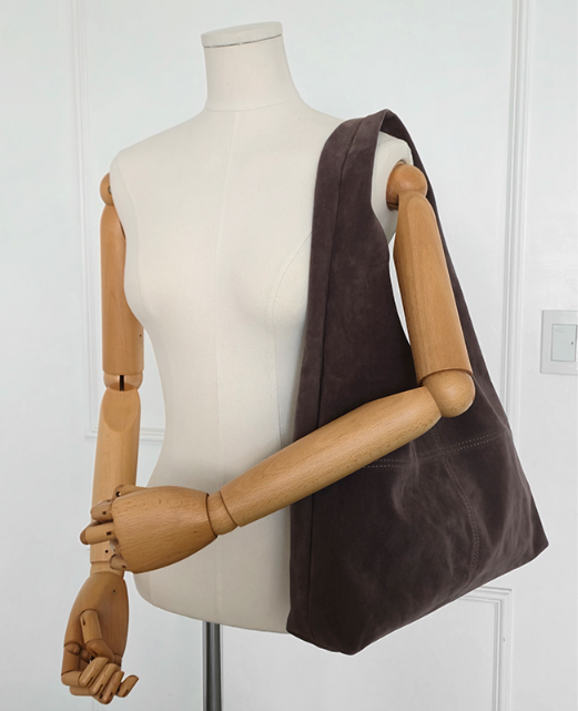 スエード調ラインショルダーバッグポーチ付 | 詳細画像4