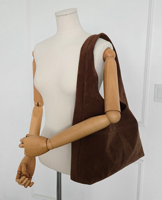 スエード調ラインショルダーバッグポーチ付 | 詳細画像5