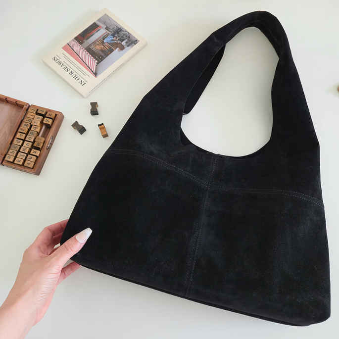 スエード調ラインショルダーバッグポーチ付 | 詳細画像8