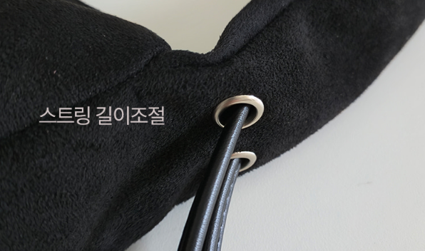 スエード調ジップアップドローストリングポケットショルダーバッグ | 詳細画像33