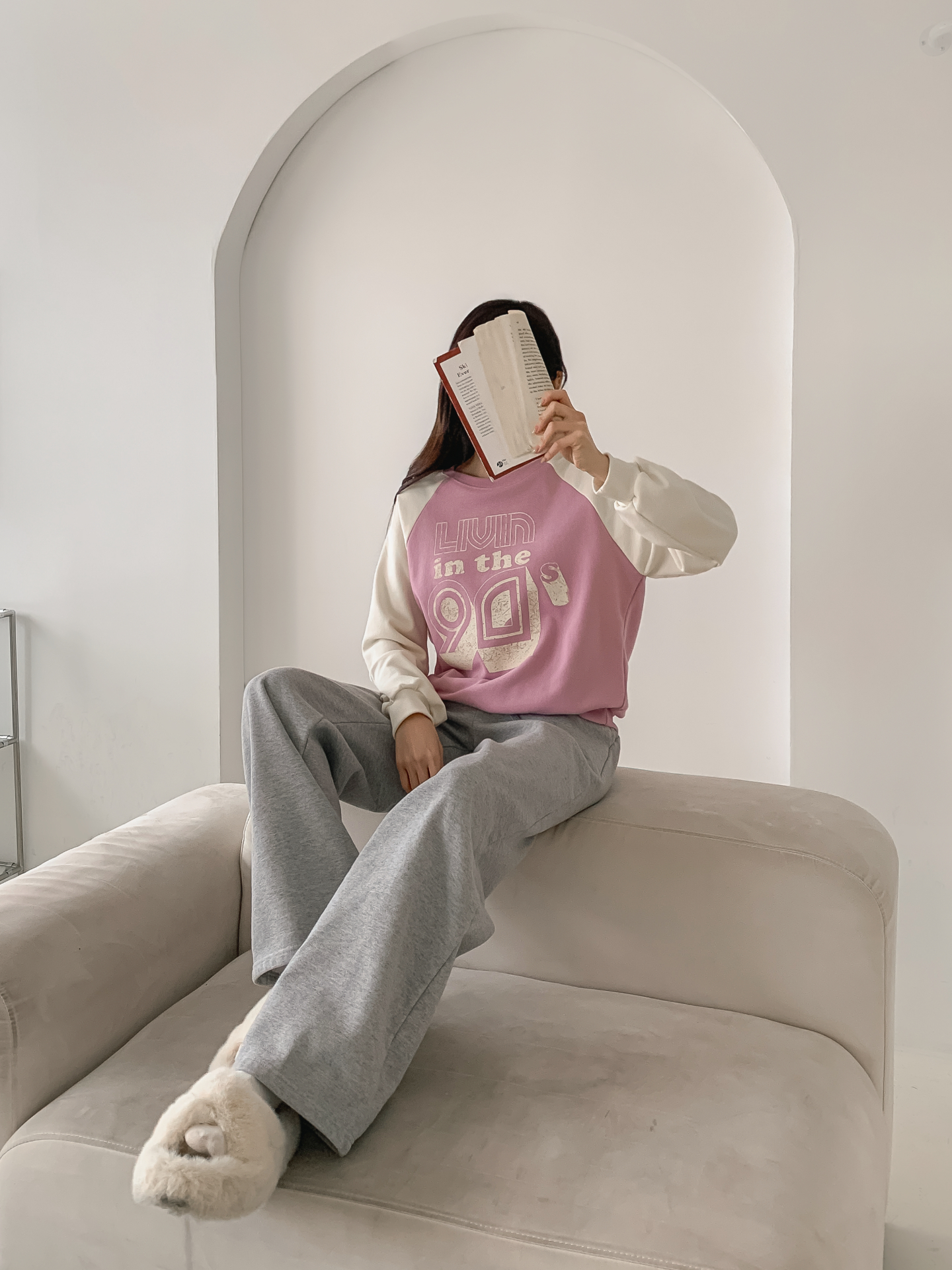 ラウンドネックラグランプリントスウェット | 詳細画像20