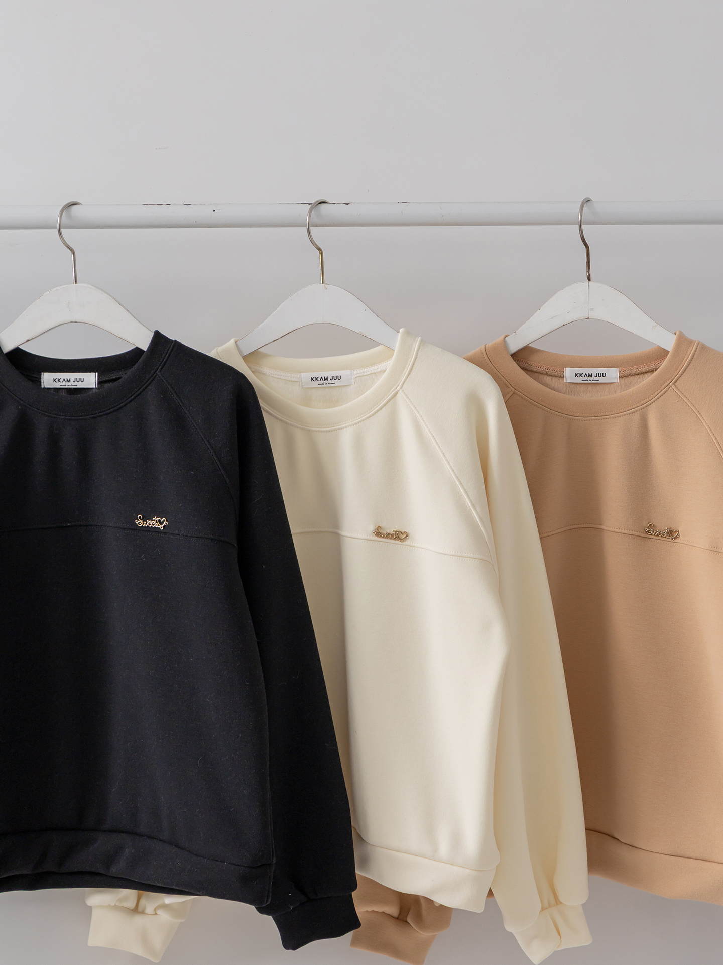 裏起毛ラウンドネックラインペンダントスウェット | 詳細画像3