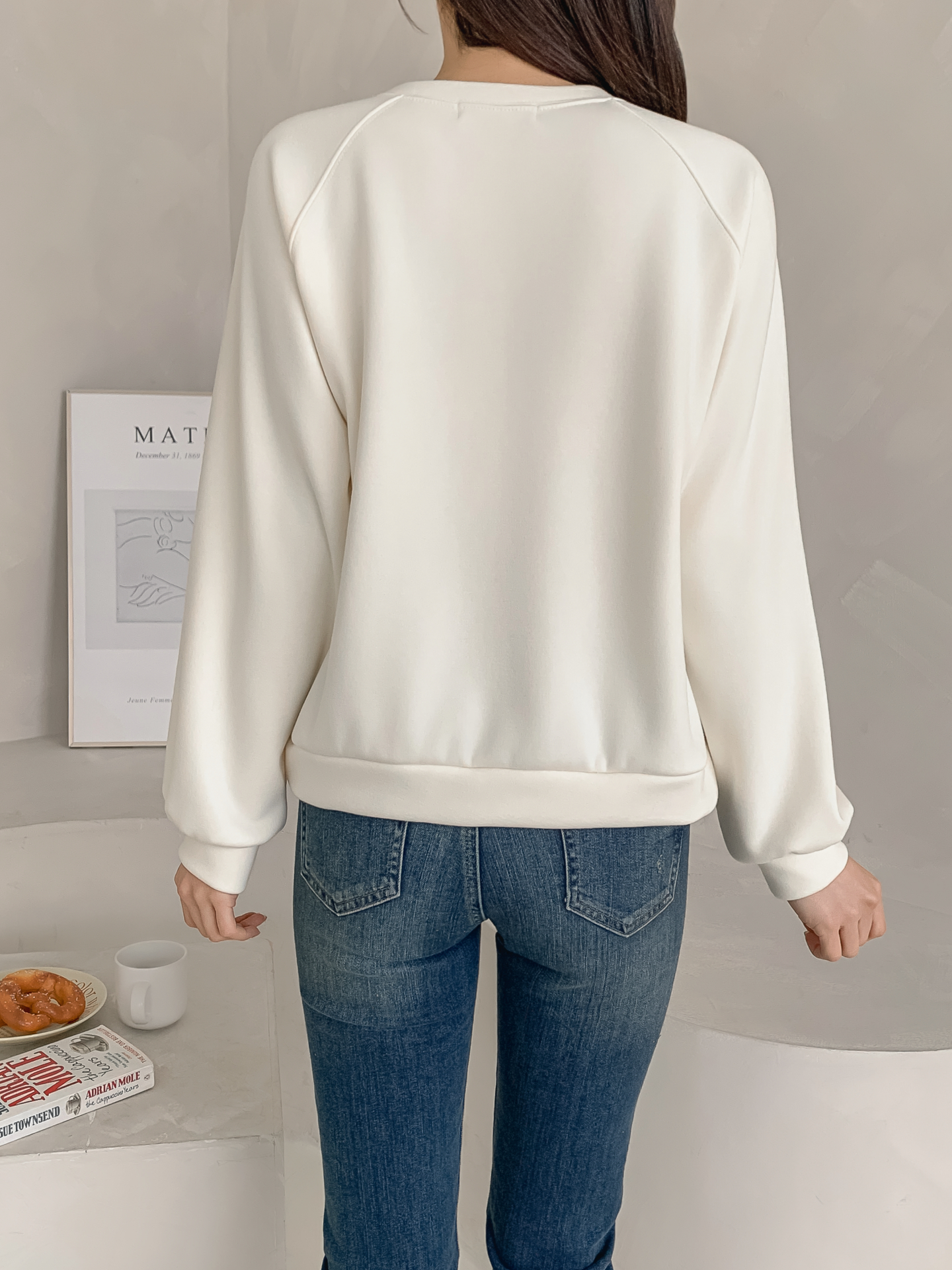 裏起毛ラウンドネックラインペンダントスウェット | 詳細画像7