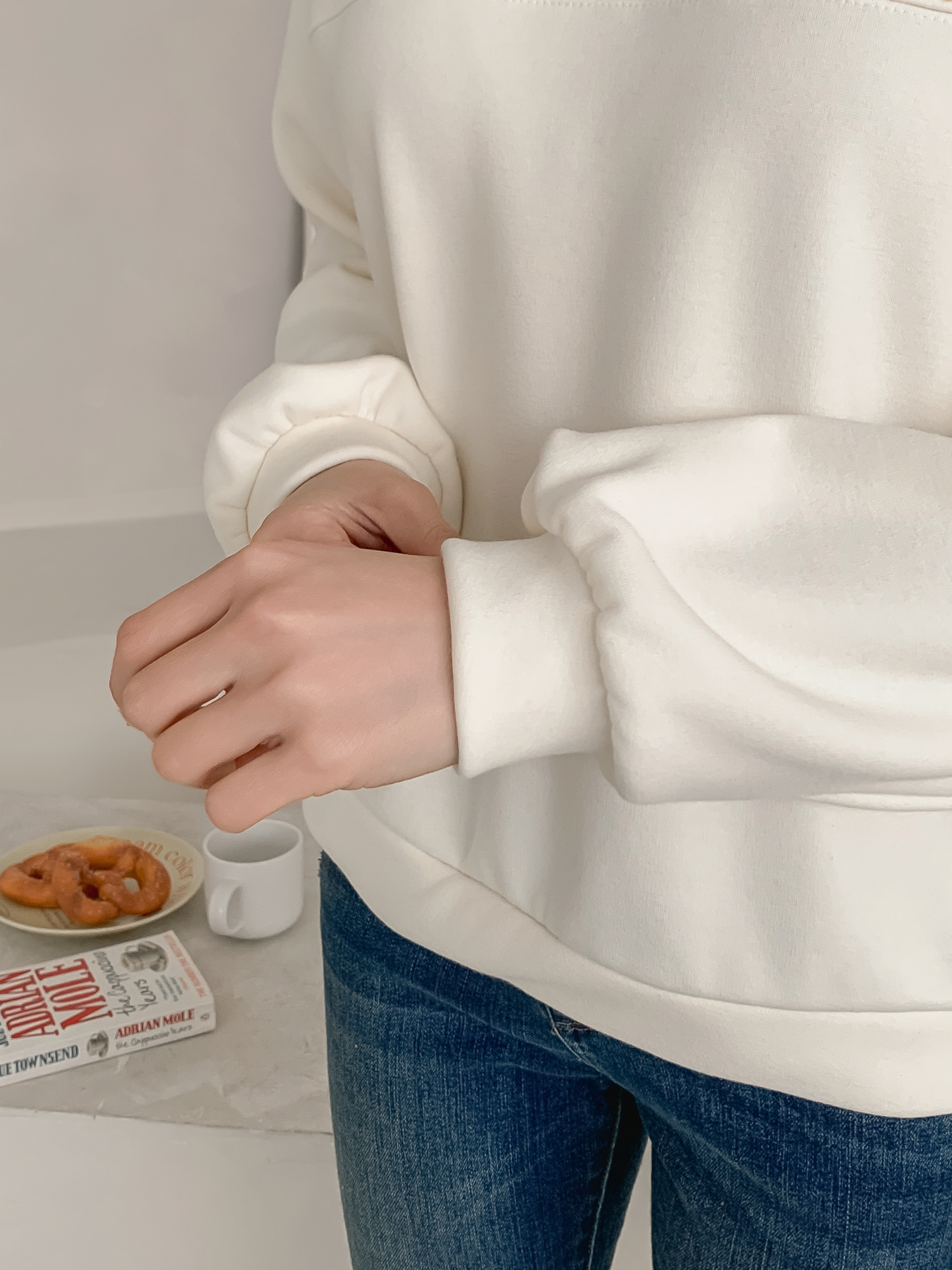 裏起毛ラウンドネックラインペンダントスウェット | 詳細画像9