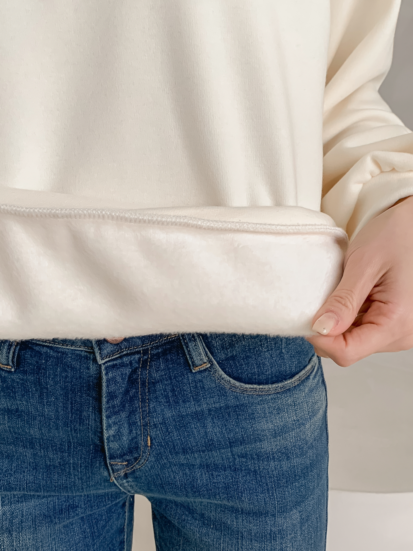 裏起毛ラウンドネックラインペンダントスウェット | 詳細画像10