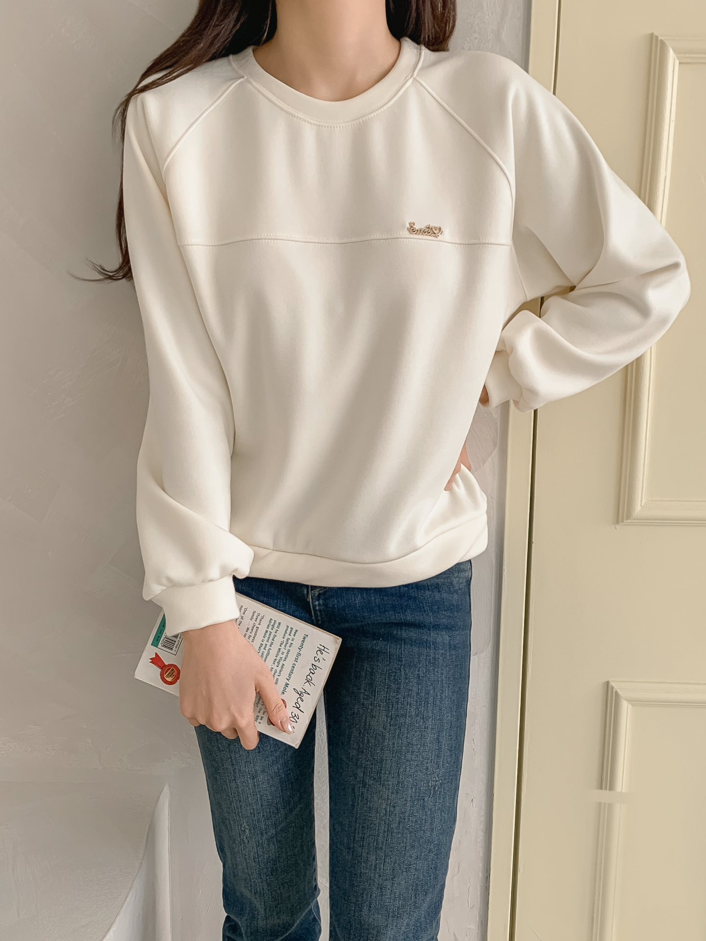 裏起毛ラウンドネックラインペンダントスウェット | 詳細画像15