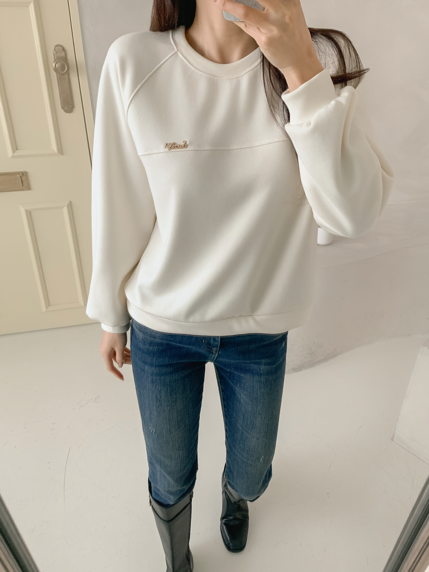 裏起毛ラウンドネックラインペンダントスウェット | 詳細画像19