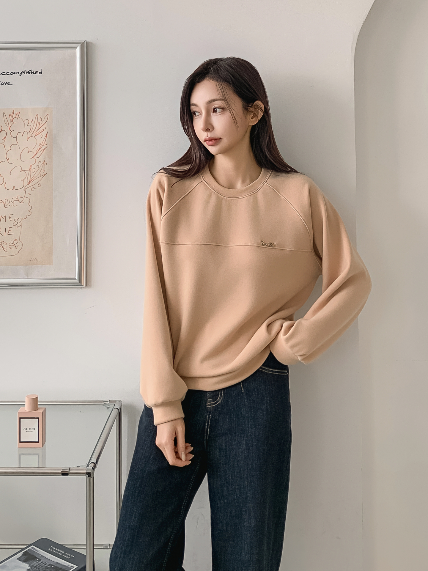 裏起毛ラウンドネックラインペンダントスウェット | 詳細画像23