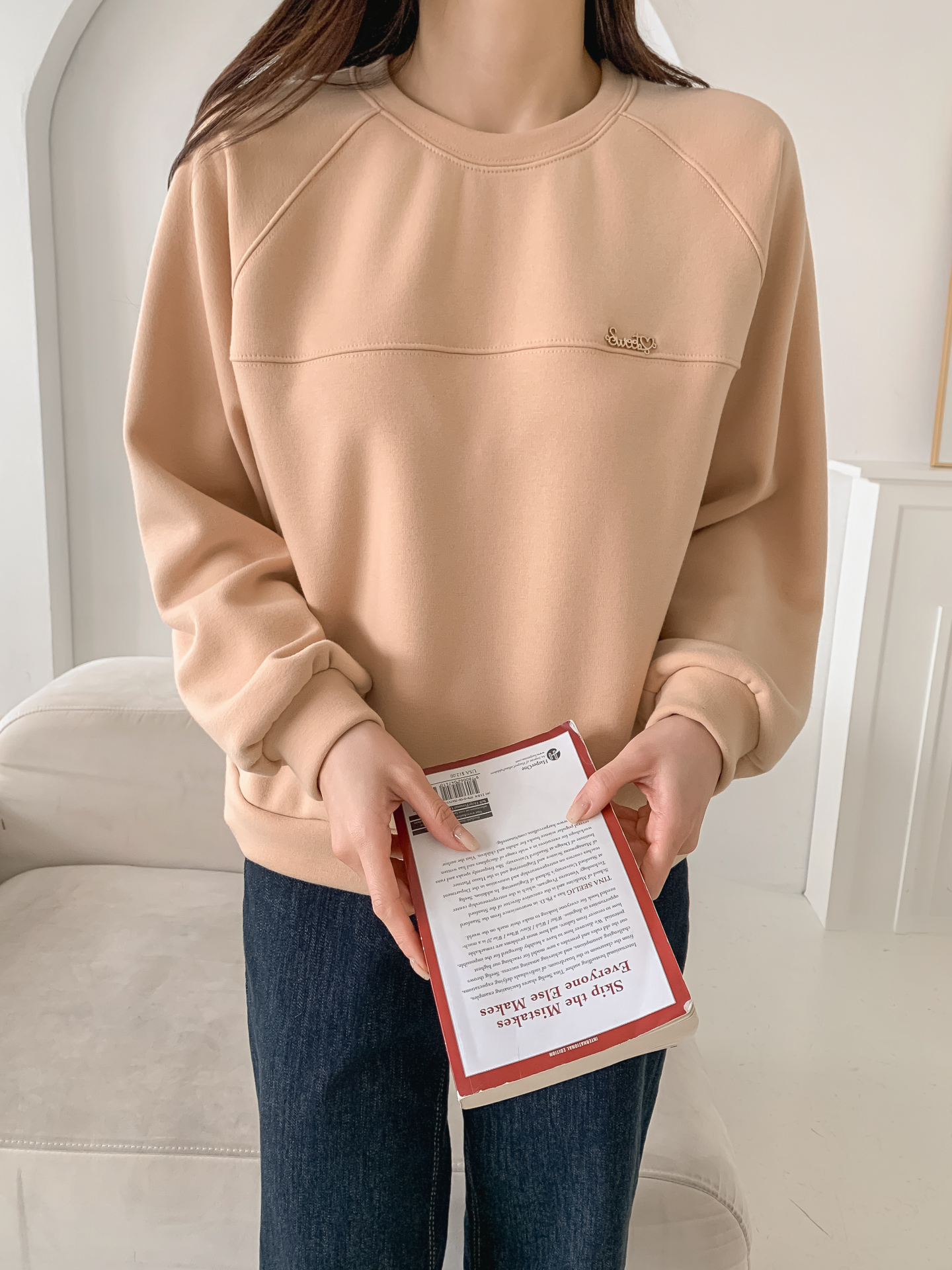 裏起毛ラウンドネックラインペンダントスウェット | 詳細画像31