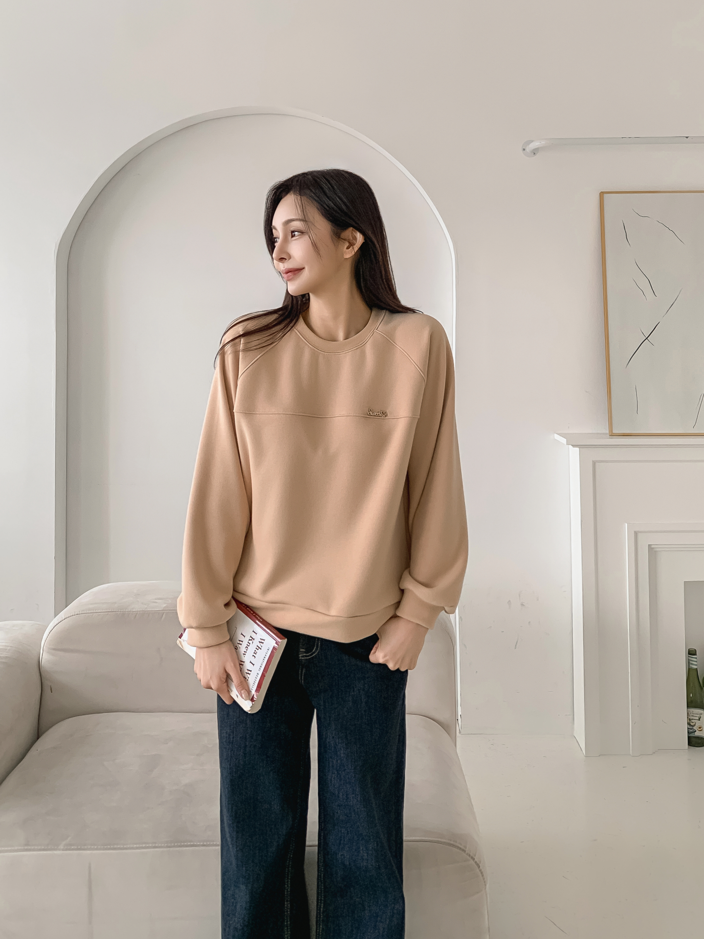 裏起毛ラウンドネックラインペンダントスウェット | 詳細画像33