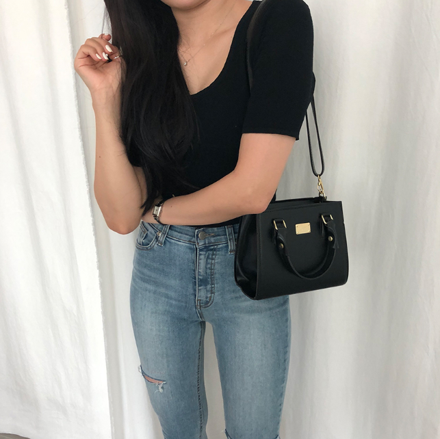 レザー調ミニショルダーバッグ | 詳細画像11