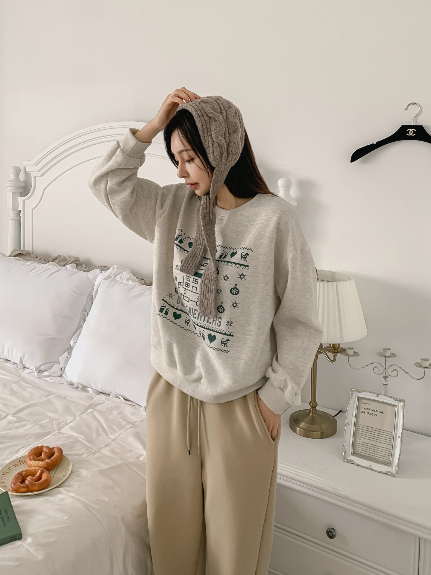 裏起毛ラウンドネックプリントスウェット | 詳細画像18