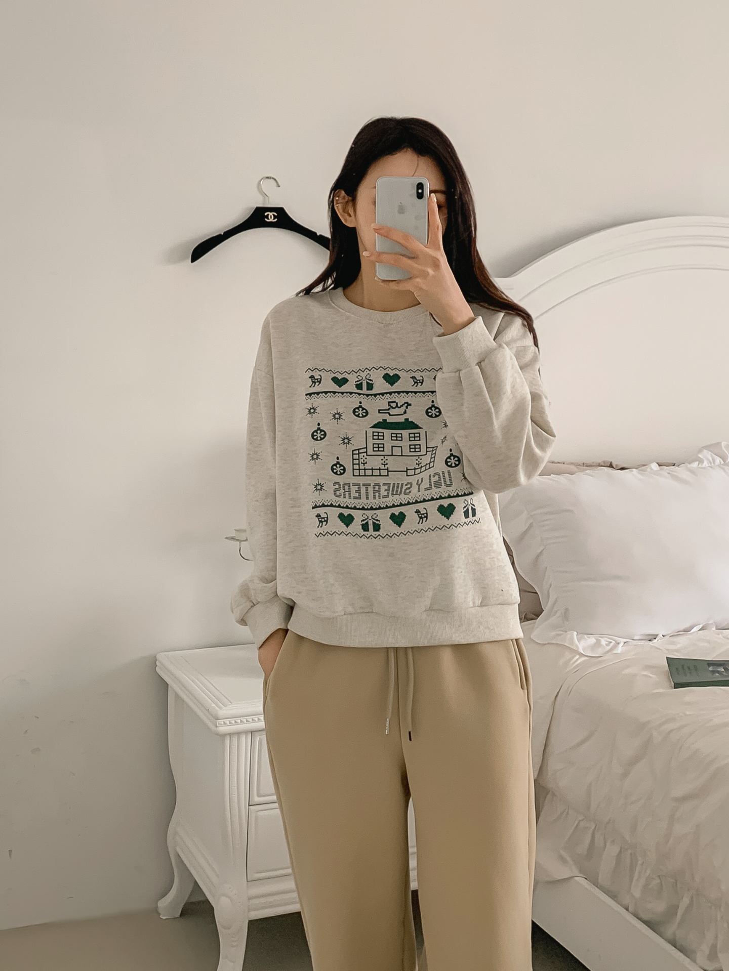 裏起毛ラウンドネックプリントスウェット | 詳細画像30