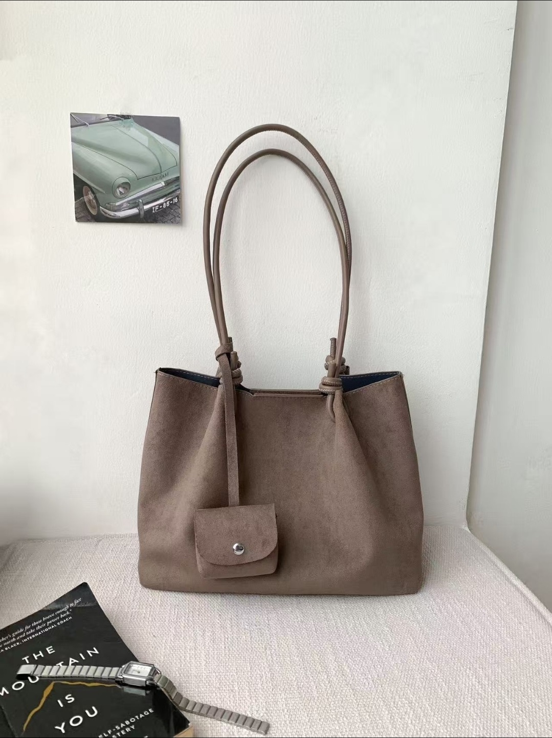 スエード調トートバッグ | 詳細画像6