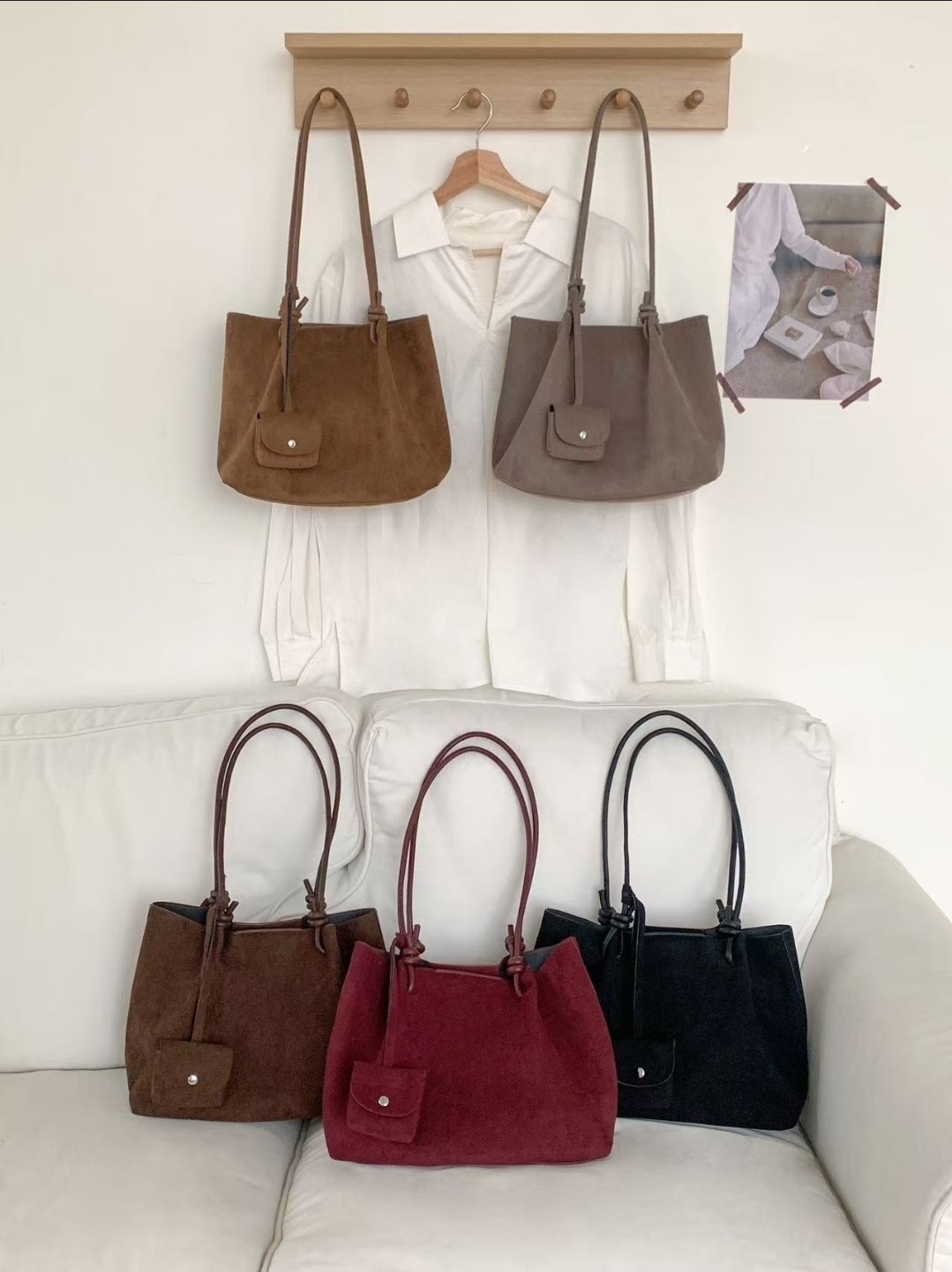 スエード調トートバッグ | 詳細画像10