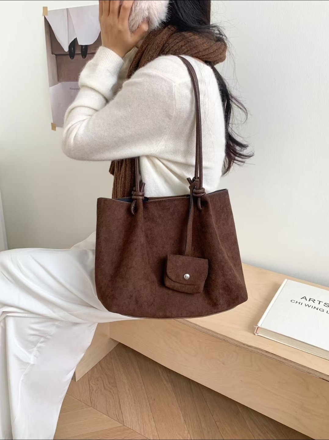 スエード調トートバッグ | 詳細画像15