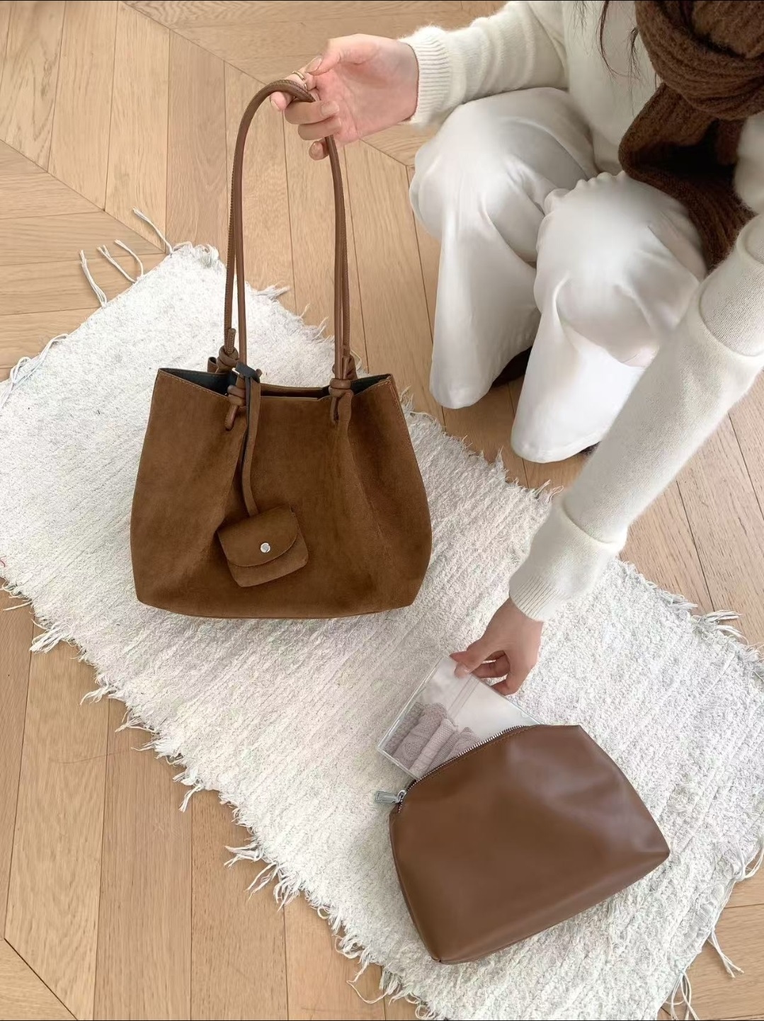 スエード調トートバッグ | 詳細画像17